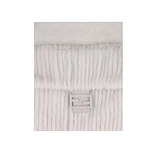Logo Plaque Hooded Poncho