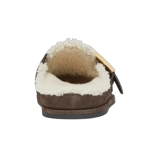 Fendi Feel Round Toe Slippers