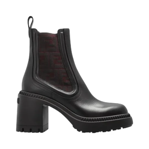 Domino Heeled Ankle Boots