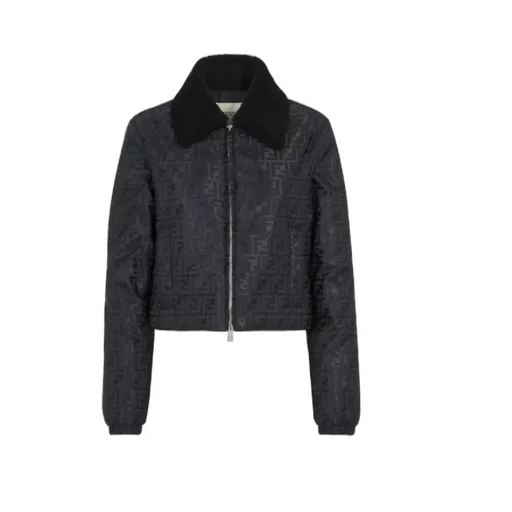 Ff Motif Short Padded Jacket