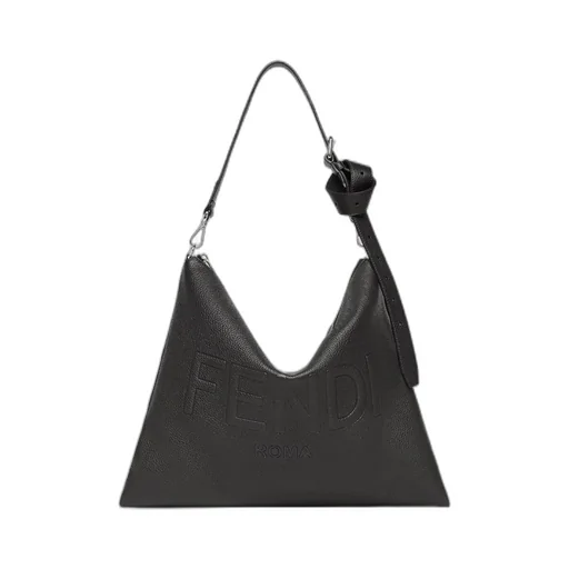 Roma Logo Embossed Tote Bag