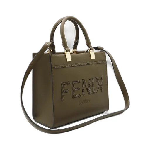 Logo Detailled Top Handle Bag
