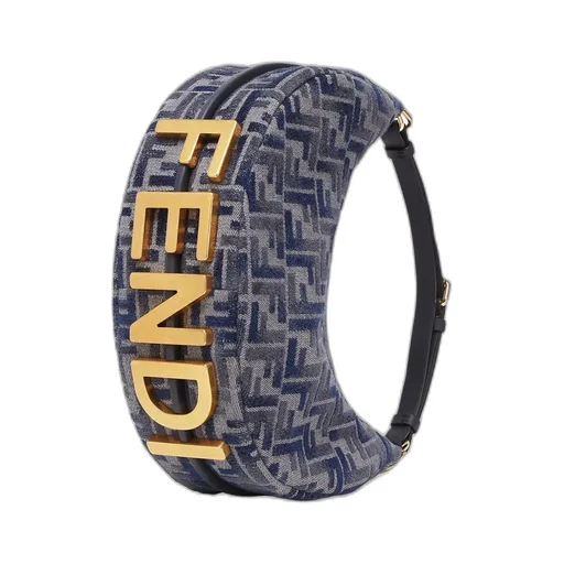 Fendigraphy Monogrammed Small Shoulder Bag