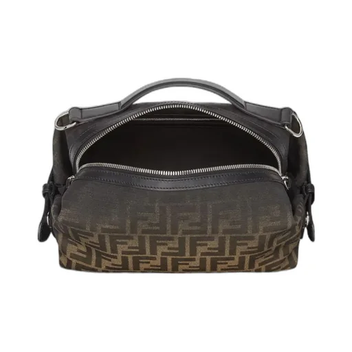 Ff Jacquard Eclissi Siesta Small Clutch Bag