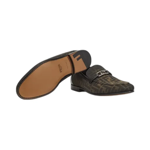 O'lock Ff Jacquard Slip-On Loafers