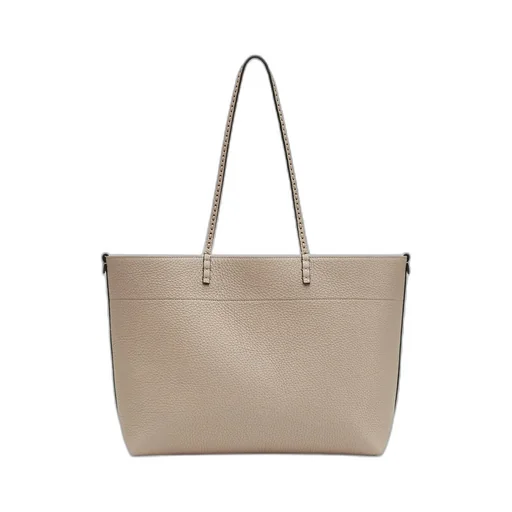 Roll Logo Embossed Shoulder Bag