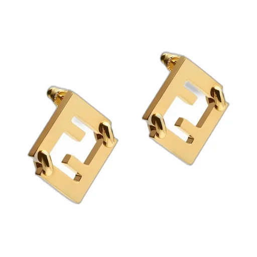 Ff Patterned Earrings