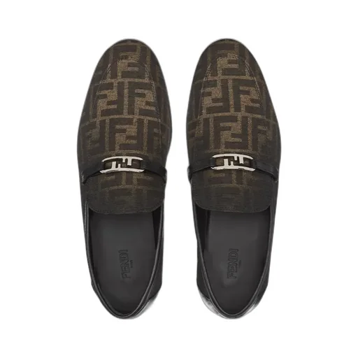 O'lock Ff Jacquard Slip-On Loafers