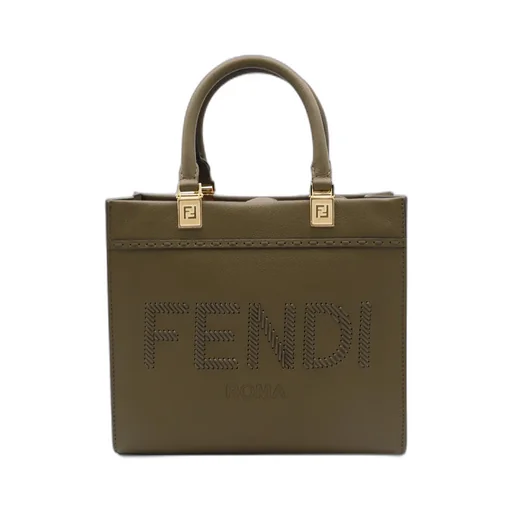 Logo Detailled Top Handle Bag