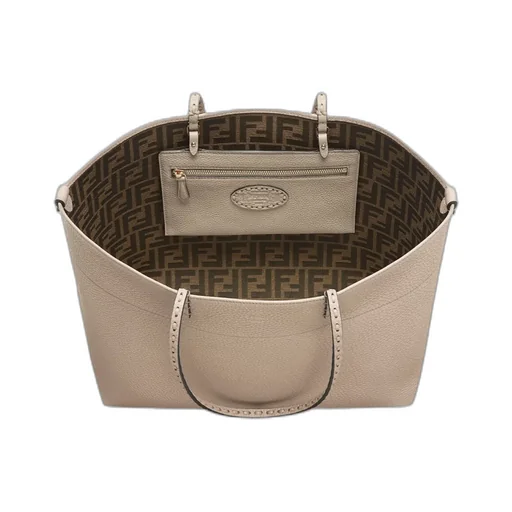 Roll Logo Embossed Shoulder Bag