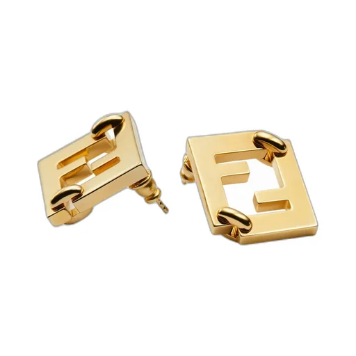 Ff Patterned Earrings