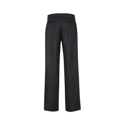 Trousers With Metallic Yarn