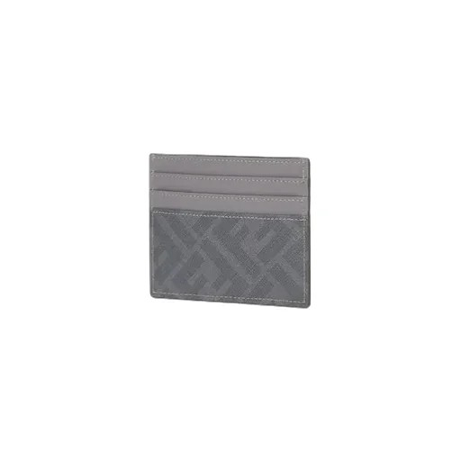 Diagonal Ff Printed Card Holder