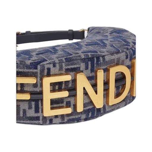 Fendigraphy Monogrammed Small Shoulder Bag