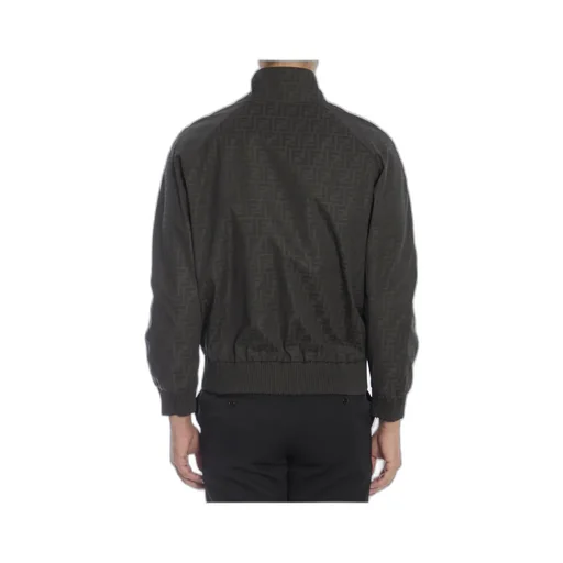 Monogrammed Zip-Up Jacket