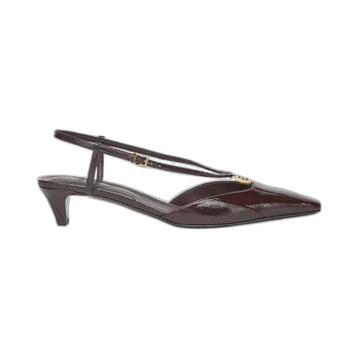 Eel Leather Slingbacks