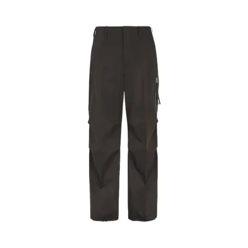 Logo Patch Straight-Leg Trousers