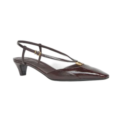 Eel Leather Slingbacks
