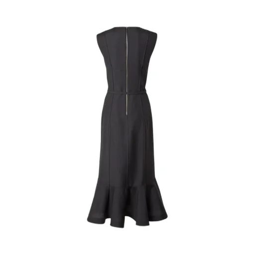 Gray Wool And Mohair Dress