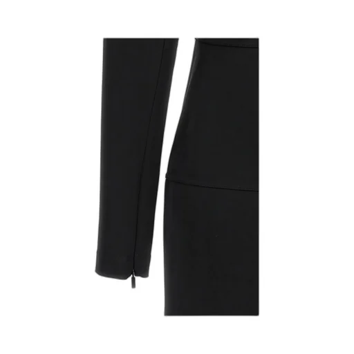 Techno V-Neck Jersey Midi Dress