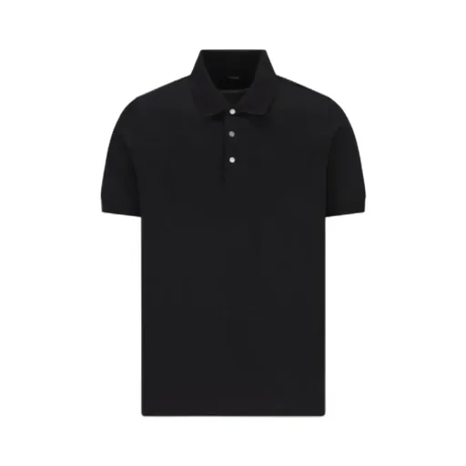 Embossed-Logo Piqué Polo Shirt