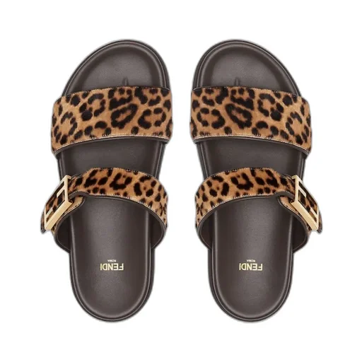 Feel Leopard Printed Sandals