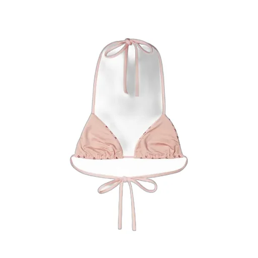 Foulard Printed Halterneck Bikini Top