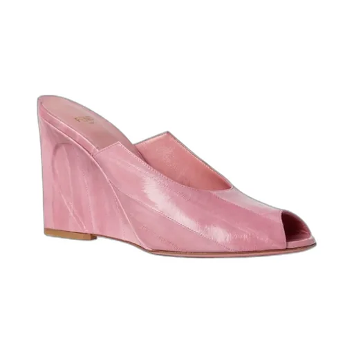 Arco Wraparound Wedge Peep-Toe Sandals
