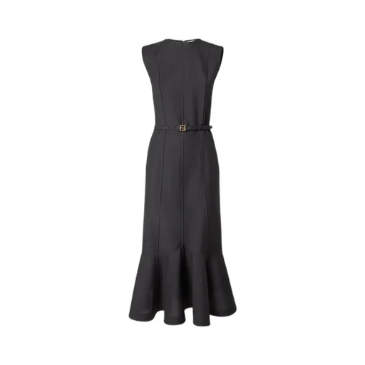 Gray Wool And Mohair Dress