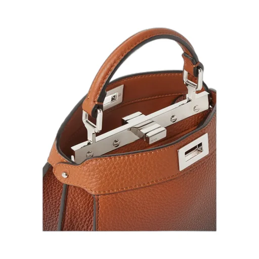 Gradient Leather Top Handle Bag