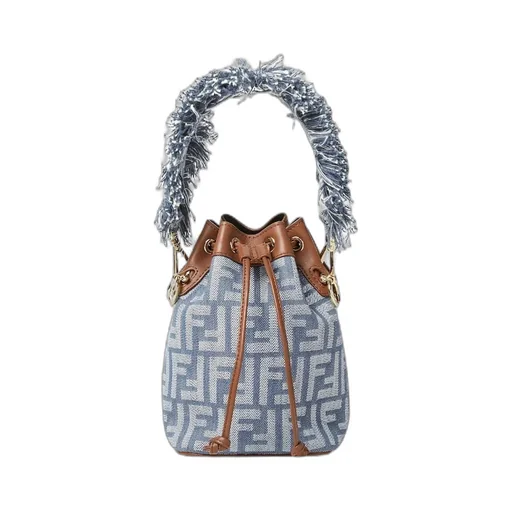 Mon Tresor Ff Jacquard Mini Tote Bag