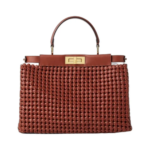 Interlaced Leather Bag