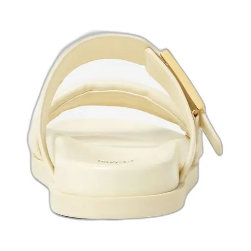 Feel Ff Embossed Double Band Sandals