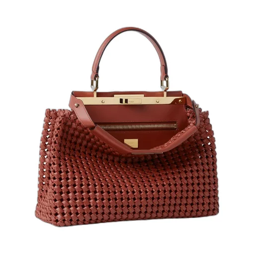 Interlaced Leather Bag