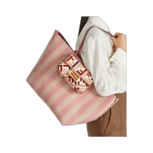 Roll Striped Large Tote Bag