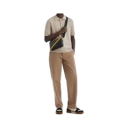 Tapered-Leg Tailored Cigarette Trousers