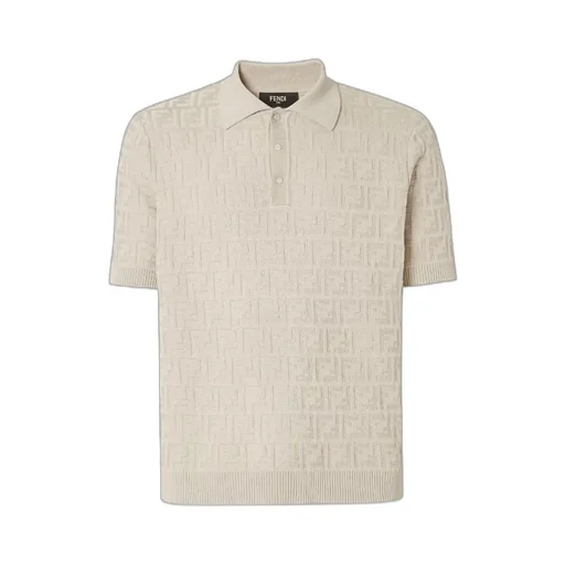 All-Over Ff Logo Short-Sleeved Polo Shirt