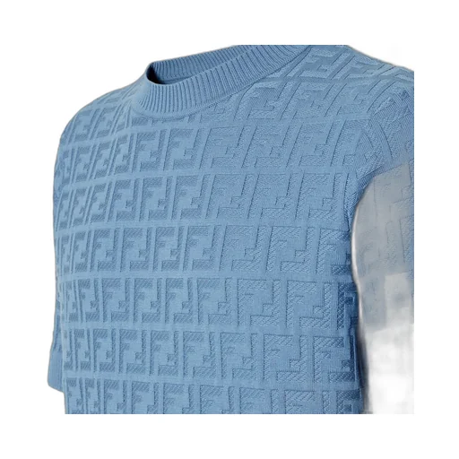 All-Over Ff Logo Crewneck Sweater
