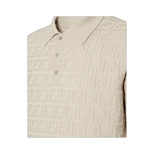 All-Over Ff Logo Short-Sleeved Polo Shirt