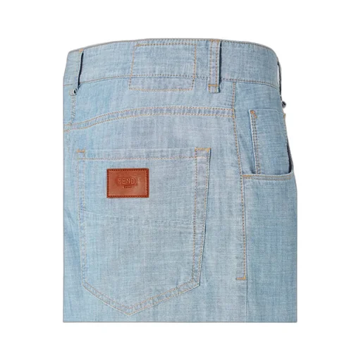 Straight-Leg Long Jeans