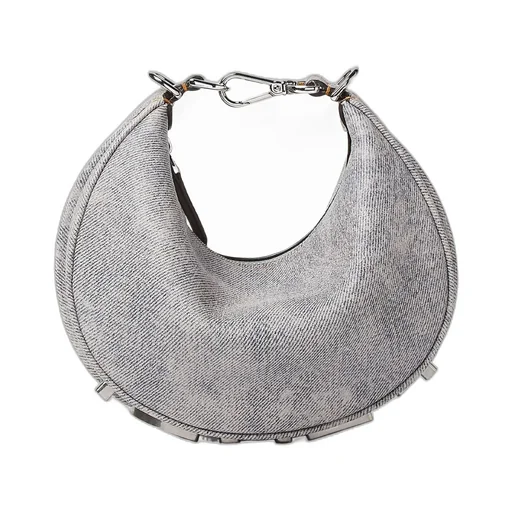 Fendigraphy Logo Lettering Mini Hobo Bag