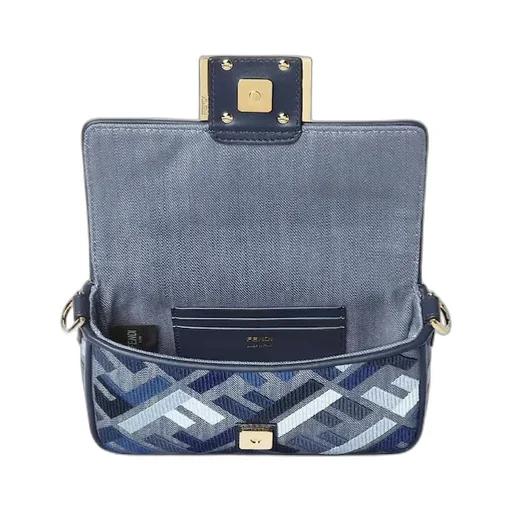 Baguette Ff Embroidered Mini Tote Bag