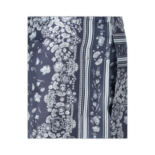 Bandana Printed Bermuda Shorts