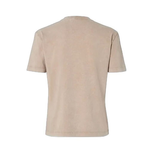Logo Stamp Embossed Crewneck T-Shirt