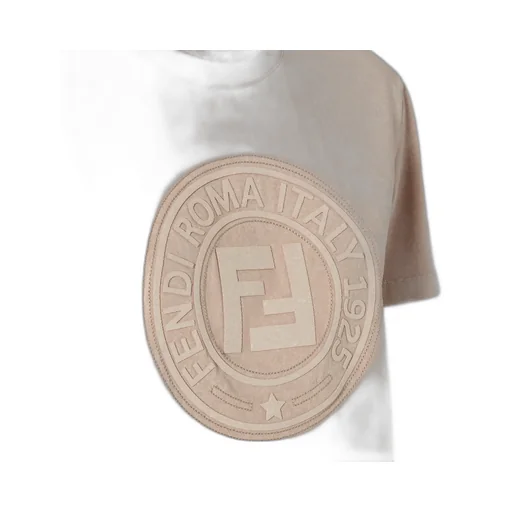 Logo Stamp Embossed Crewneck T-Shirt