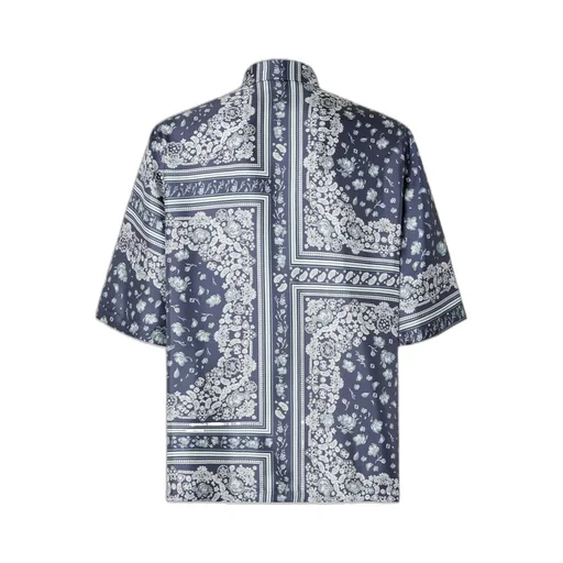 Bandana Printed Short Sleeved Shirt