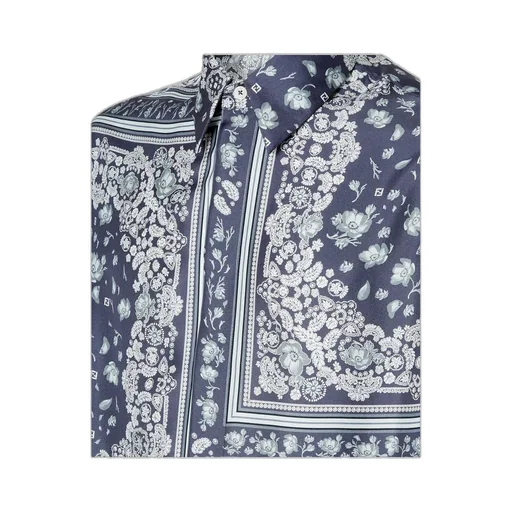 Bandana Printed Short Sleeved Shirt