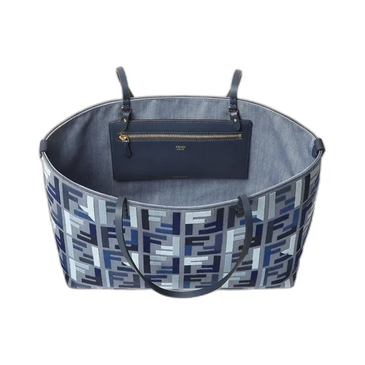 Roll Ff Embossed Large Tote Bag