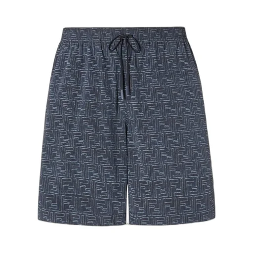 Ff Printed Drawstring Swim Shorts