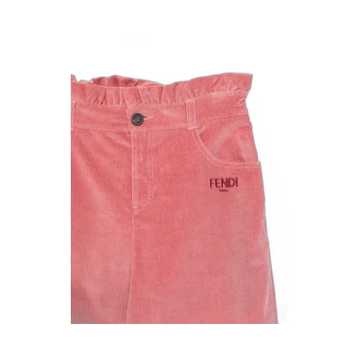 Ruffled Corduroy Trousers